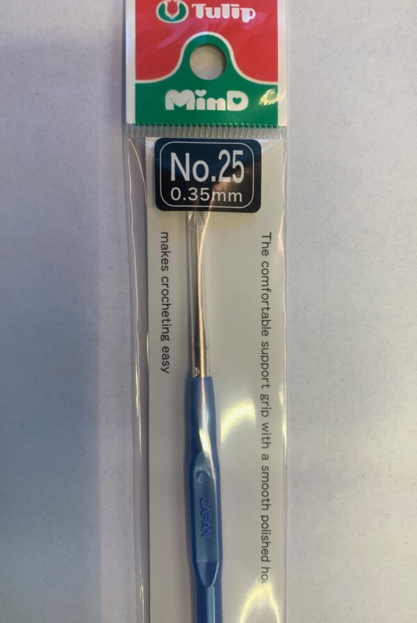IMG_3060 Tulip: metallist kullatud otsaga heegelnõel alates ülipeenike 0,35mm kuni 1,60mm