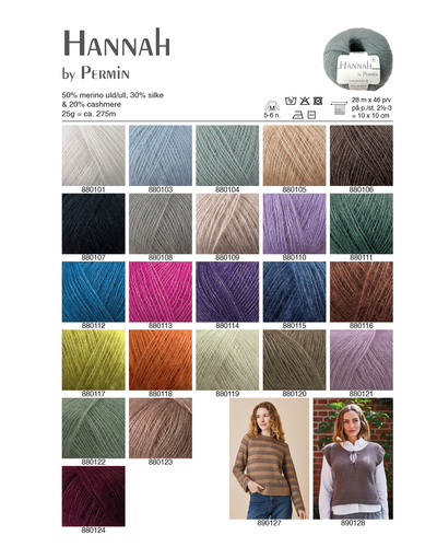 990100 Hannah colorcard
