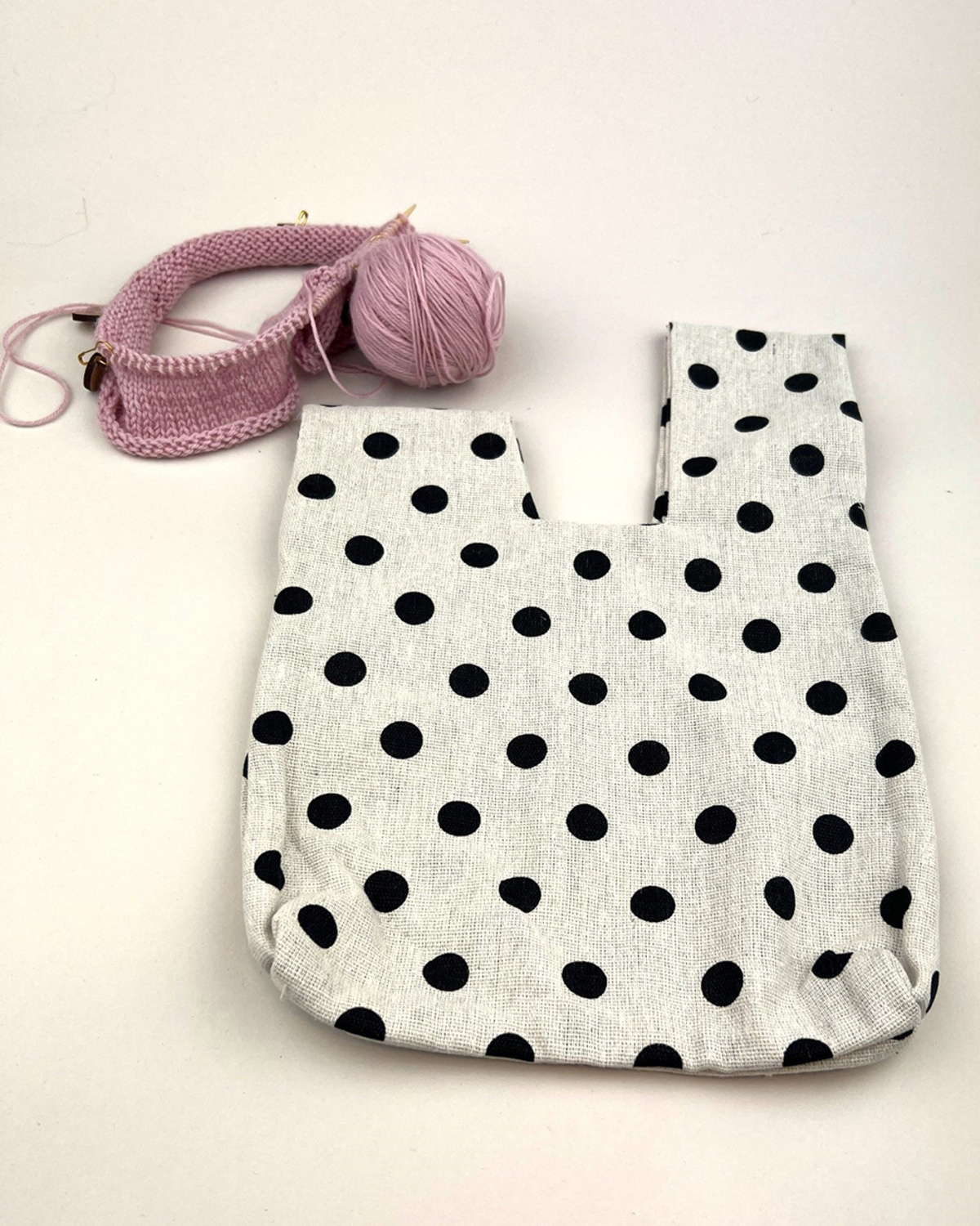 Permin: täpilisest kangast projektikott - Image 3