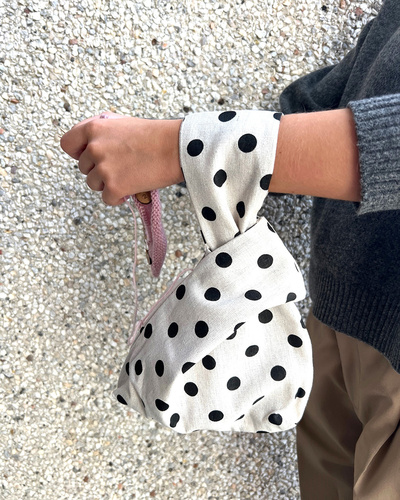 Permin: täpilisest kangast projektikott