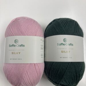 Soffie Crafts: SILKY - siidine 100grammises tokis