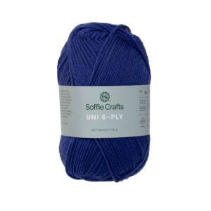 Soffie Crafts: Uni 6ply 50grammiste tokkidena