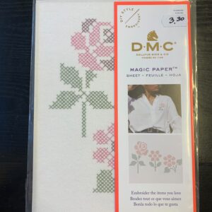 IMG_6444 DMC: vees lahustuv abimaterjal motiivide tikkimiseks