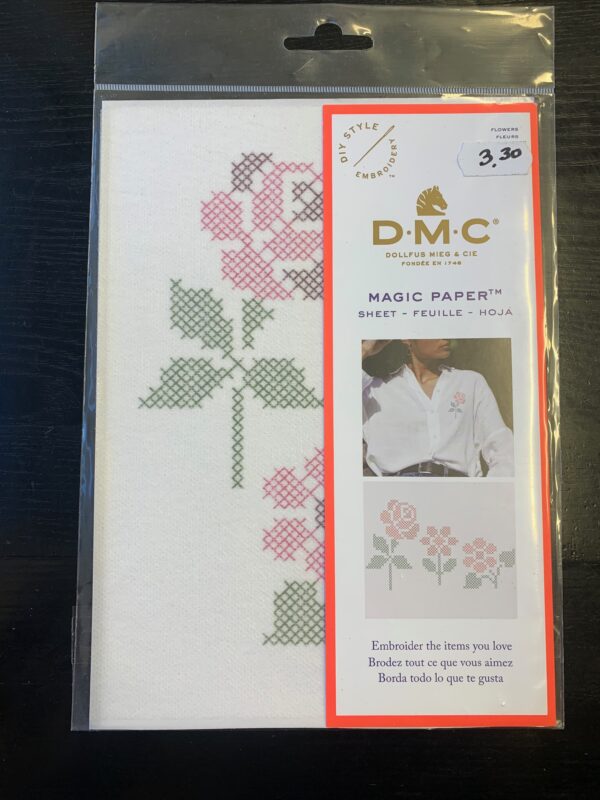 IMG_6444 DMC: vees lahustuv abimaterjal motiivide tikkimiseks